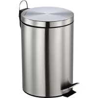 123schoon Afvalbak RVS Soft Close (12 liter, RVS, 26 x 40 cm)