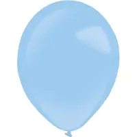 Amscan ballonnen 35 cm latex pastelblauw 50 stuks