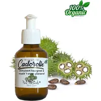 Pure Naturals Castor Olie 100 ml - Koudgeperst en ongeraffineerd - Biologisch - Puur - Haar, huid en wimpers - Wimperserum -
