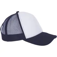 Sols Unisex Bubble Contrastcap (Witte/franse marine)