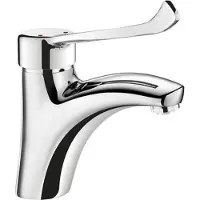Delabie Mech. Wast.mengkrn H.85 L.135 Z. Trekplug Hygiën. Hendel Bel