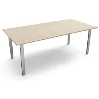 Theo Kerkmann Büromöbelfabrik GmbH & Co. KG Vergadertafel Alpha blank 200x100cm verstelbaar
