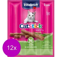 Vitakraft Cat-Stick Mini - Kattensnack - Kip - 12 x 3 st