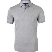 Tommy Hilfiger Regular fit polo grijs