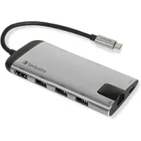 Verbatim VER49142 USB-hub: 3.1-C naar USB 3.0, 1-naar-3 verdeling