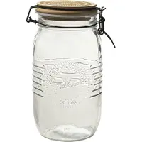 Gusta - Voorraadpot OF - Glas - 1.5 liter