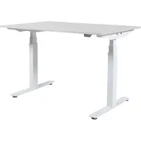 Schaffenburg Zit Sta Bureau - Plus Elek 140x80 krijtwit -wit frame