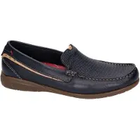 Fluchos -Heren - blauw donker - mocassins - maat 39