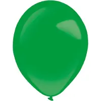 Amscan ballonen 13 cm latex metallic groen 100 stuks