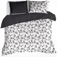 De Witte Lietaer Dekbedovertrek Aileen Dark Sapphire Percal-200 x 200 / 220 cm | 2-Persoons
