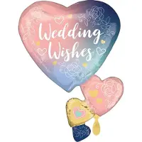 Magni Folieballon Supershape Twilight Lace Wedding 48 Cm