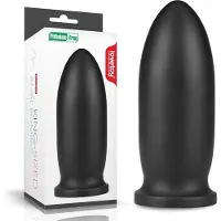 Lovetoy - King Size Buttplug - Anal Bomber - Diameter 8.5 cm - Lengte 23 cm - PVC - Zwart