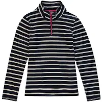 O'Neill Stripe Fleece Hz - Wintersportpully - Jersey-fleece met stretch - BLUE AOP W/ WHITE - Maat 140