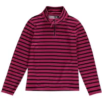 O'Neill Stripe Hz Fleece - Wintersportpully - Compacte jersey-fleece - PINK AOP W/ BLACK - Maat 164