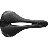 Selle Italia Man Gel Flow, fietzadel, geschikt voor wegrennen, voor heren, zwart, effen, mangaan
