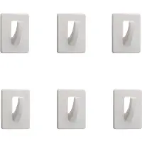 Tiger Haak Tiger Baseline Rectangle S Wit (6 Stuks)