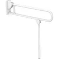 Delabie Opklapbare greep met voet Ø32 L.850 nylon wit