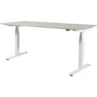 Schaffenburg Zit Sta Bureau - Plus Elektrisch 180x90 eik wit frame