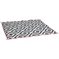 Bo Camp - Urban Outdoor - Chill mat - Lewisham - L - Zwart/Wit
