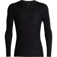 Icebreaker Ondershirt Mens 175 Everyday LS Crewe Black-XXL