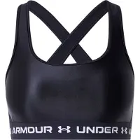 Under Armour Mid Crossback Sport Beha Dames Zwart M