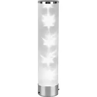 BES LED LED Tafellamp - Trion Ricardo - 1.5W - Warm Wit 3000K - RGBW - Dimbaar - Afstandsbediening - Rond - Mat Chroom -