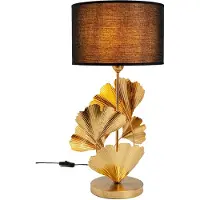 Kare Design tafellamp Flores, messing / goud, Woon-/ Eetkamer, metaal, Design, tafellamp