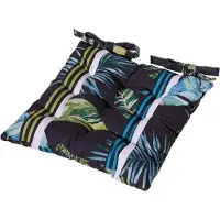 Madison bistro tuinkussen Leaves 46x46 cm - groen