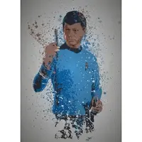 Sans marque PC SPLATTER - Magnetic Metal Poster 45X32 - Leonard