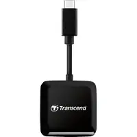 Transcend RDC3 geheugenkaartlezer USB 3.2 Gen 1 (3.1 Gen 1) Type-C Zwart