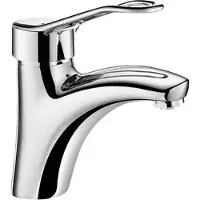 Delabie SECURITHERM EP wastafelmengkraan met drukcompensatie hoogte 85 mm
