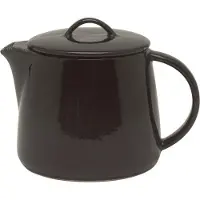 Broste Copenhagen Nordic Coal theepot 1 liter aardewerk donkerbruin