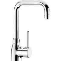 Delabie wastafelmengkraan (opbouw) chroom. glans voorsprong uitloop 150mm volumestroomklasse Z (4.2-6.9 l/min.)