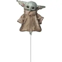 Amscan RIETHMULLER - Baby Yoda The Mandalorian folieballon 23 cm