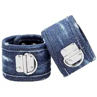 Ouch! Ouch Denim enkelboeien Ruwe denimstijl - Blauw