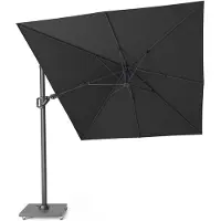 Platinum Zweefparasol Challenger T2 Premium Faded black (350 x 260 cm)