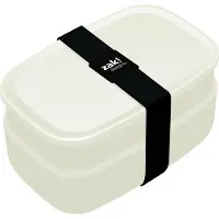 Zak!Designs Lunchbox - Incl. Bestekset - Wit-Wit