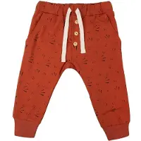 Little Indians broek vuurwerk junior katoen roestbruin