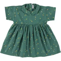 Trixie jurk Wings meisjes katoen groen