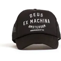 Deus Ex Machina DEUS Amsterdam Address Trucker cap - Black