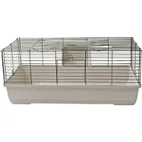 Kerbl kooi voor kleine dieren, model Baldo. Inclusief drinkfles, inklapbare tralies, tralies met een afstand van 2,2 cm