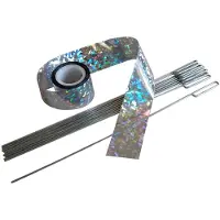 Velda reflecterend lint VT 45 meter folie/RVS zilver