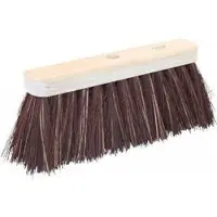 Ivana straatbezem - blank hout piassava 30cm