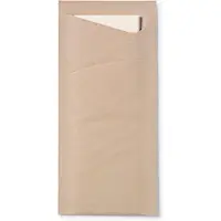 Take dis Servetten met Bestek Zakjes Doos 100 Stuks Bruin Servet Wit Bestekzakjes met servetten