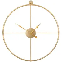 Beliani ZUCHWIL - Wandklok - Goud - IJzer