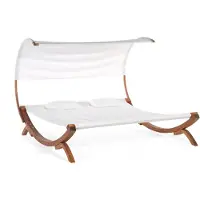 Beliani TERAMO - Strandstoel - Wit - Polyester