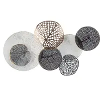 Beliani RHODIUM - Wanddecoratie - Wit - Metaal