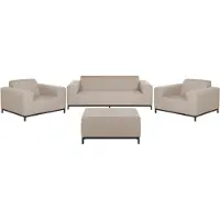 Beliani ROVIGO - Loungeset-Beige-Polyester