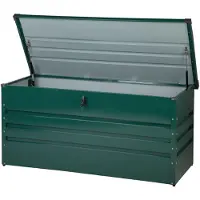 Beliani CEBROSA M - Kussenbox - Groen - Staal