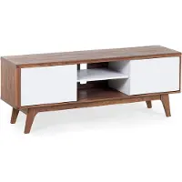 Beliani Dressoir bruin wit kast lowboard tv kast tv meubel ROCHESTER